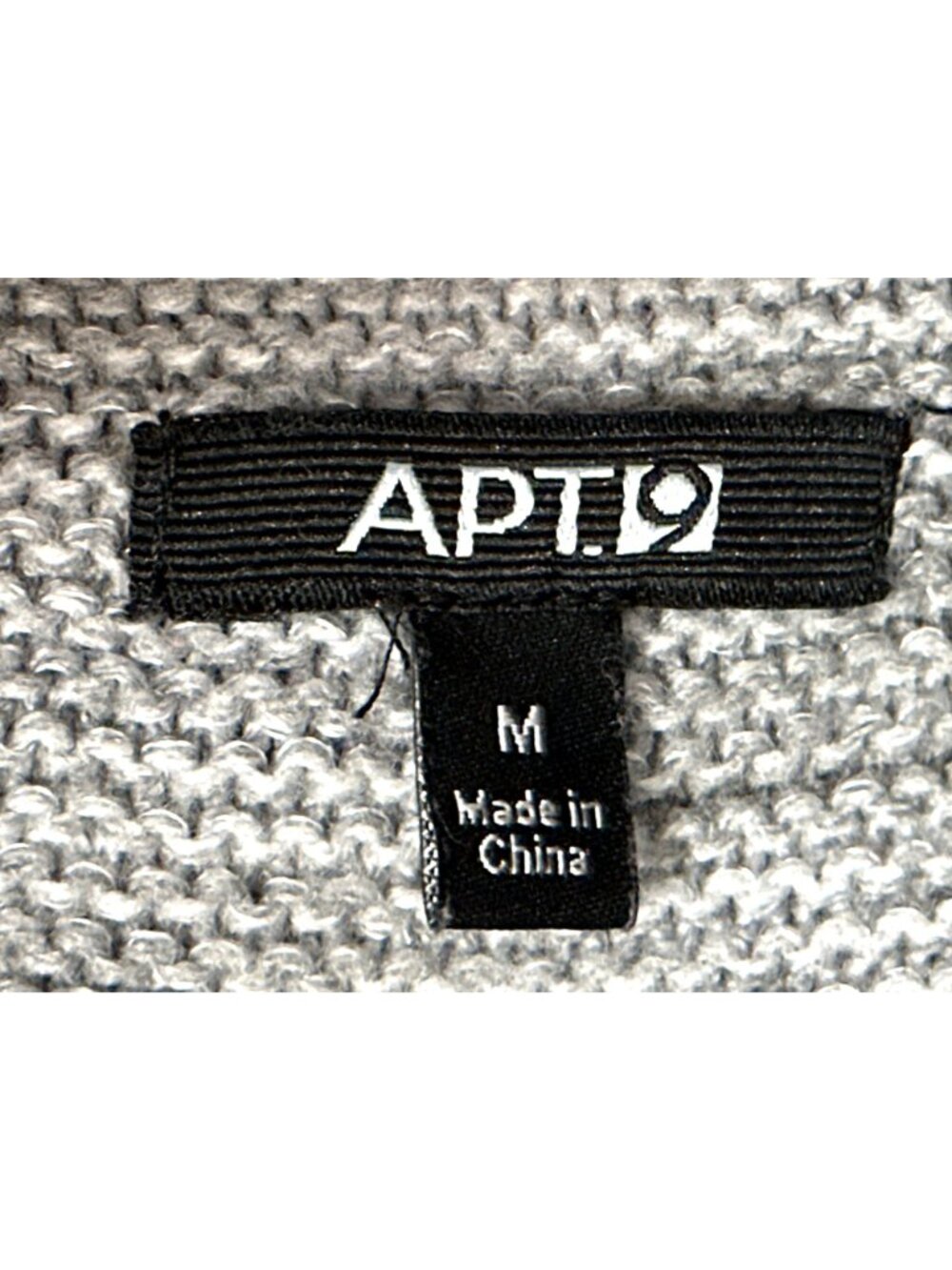 Apt 9 Med Open Gray Marled Rib Knit Hook Front Longline Cardigan Layering Luxe - Picture 6 of 9